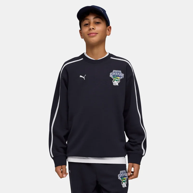 بوما Kids' T7 Super PUMA Graphic Sweatshirt